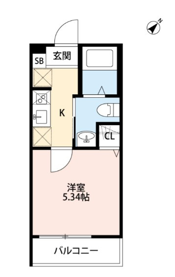 板橋区前野町３丁目のアパートの間取り