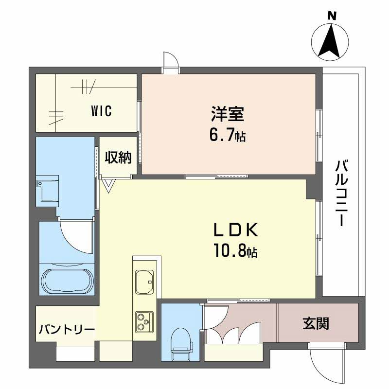 ソレイユコート中仙道 の間取り
