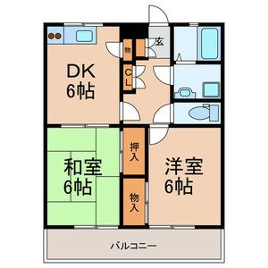 メゾンアルピナの間取り