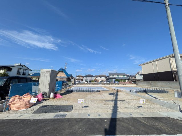 岡山市南区築港栄町　4棟③号棟の外観|◆③号棟建築予定地です。土地造成工事中（08/10/17現在）