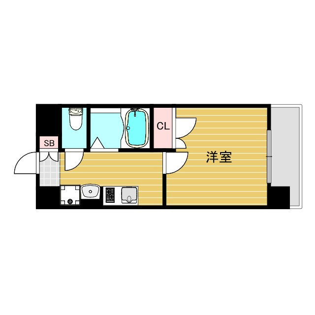 エスリード新大阪SOUTHの間取り