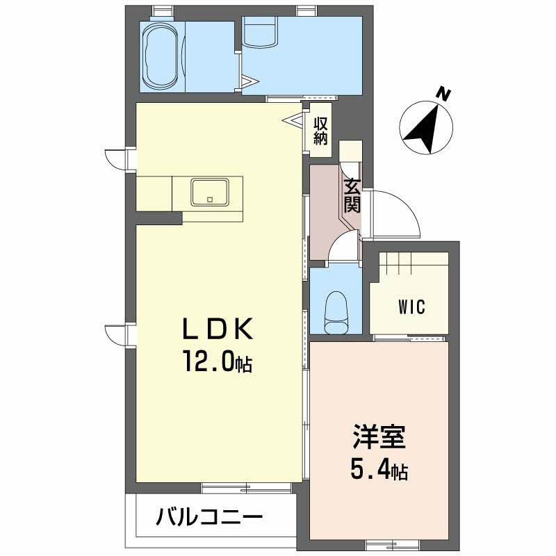 ラ・パルテール辰巳　壱番館 の間取り