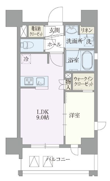 ライトテラス浅草の間取り|間取りです。