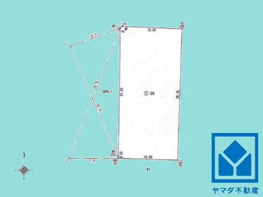 伏見区竹田東小屋ノ内町の土地図