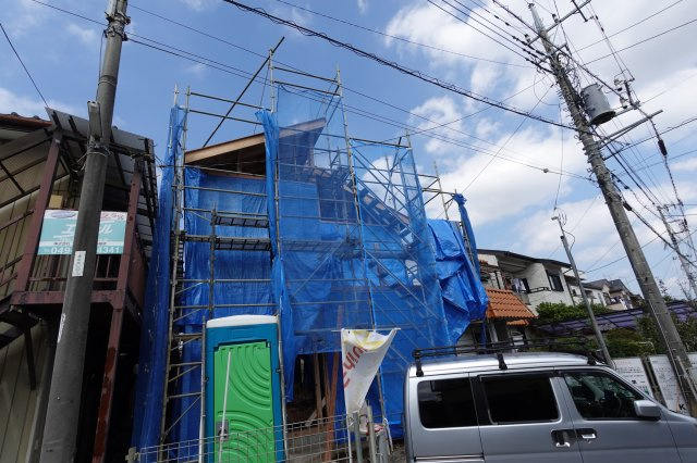 川越市月吉町　4LDK+カースペース３台付き　戸建貸家の外観
