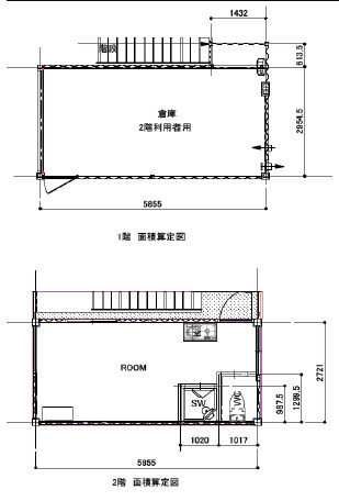 茨木市真砂１丁目の事務所の間取り