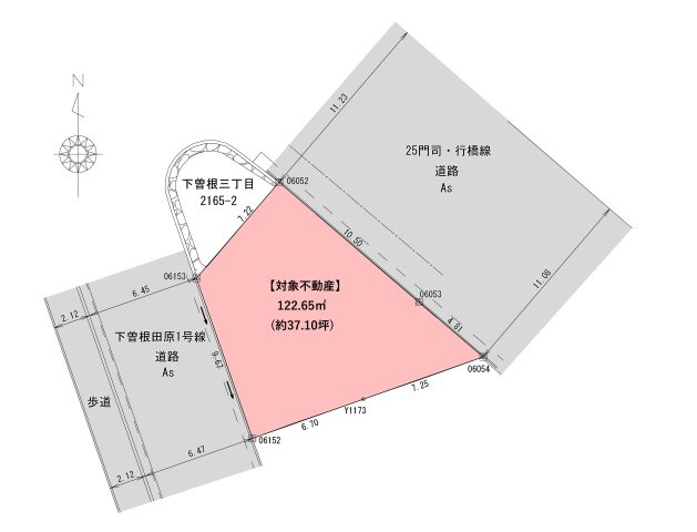 下曽根四丁目（10期）の土地図