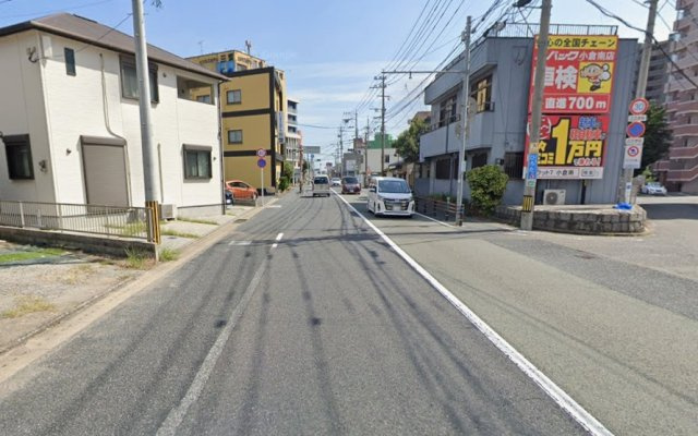 下曽根四丁目（10期）の前面道路含む現地写真