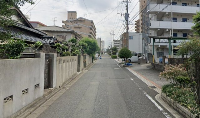 中原西一丁目（2期）の前面道路含む現地写真