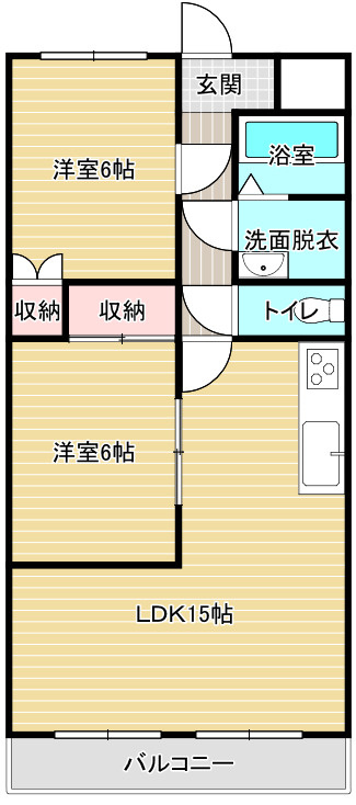 APEX高嶋の間取り