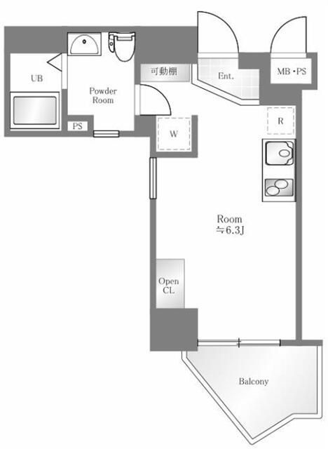 キクエイパレス戸越の間取り