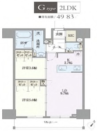 アジールコート汐浜キャナルの間取り