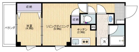 Ｓｐｅｒａｎｚａ　Ｓａｋｕｒａｇｉｃｈｏの間取り