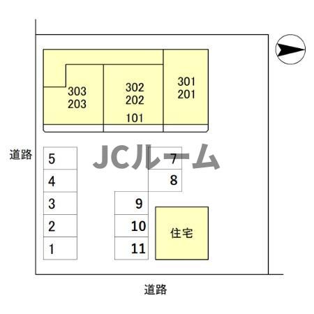アバンベール鏡の区画図