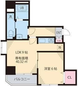 メゾンＳＫＭ蔵前の間取り|間取りです。