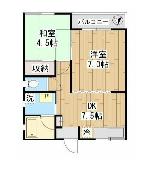 ハイツＧ＆Ｂの間取り
