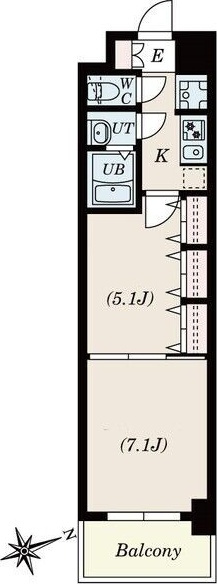S-RESIDENCE神沢affordの間取り
