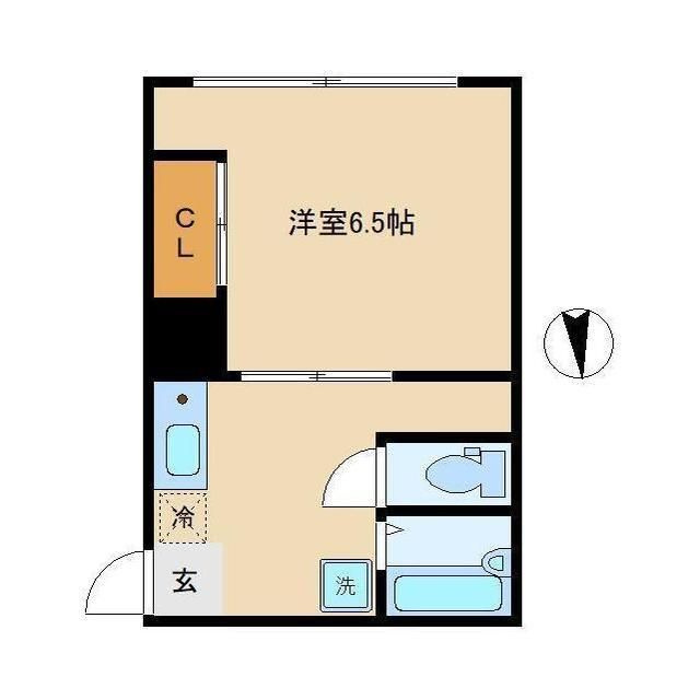 コーポ峰の間取り