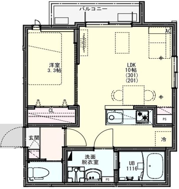 ＫＥＩＡＩ　ＲＥＳＩＤＥＮＣＥ　北上尾の間取り