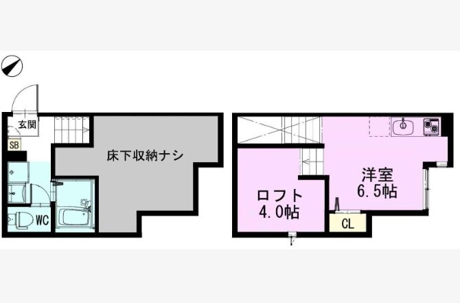  RIZEST　ルミエンの間取り