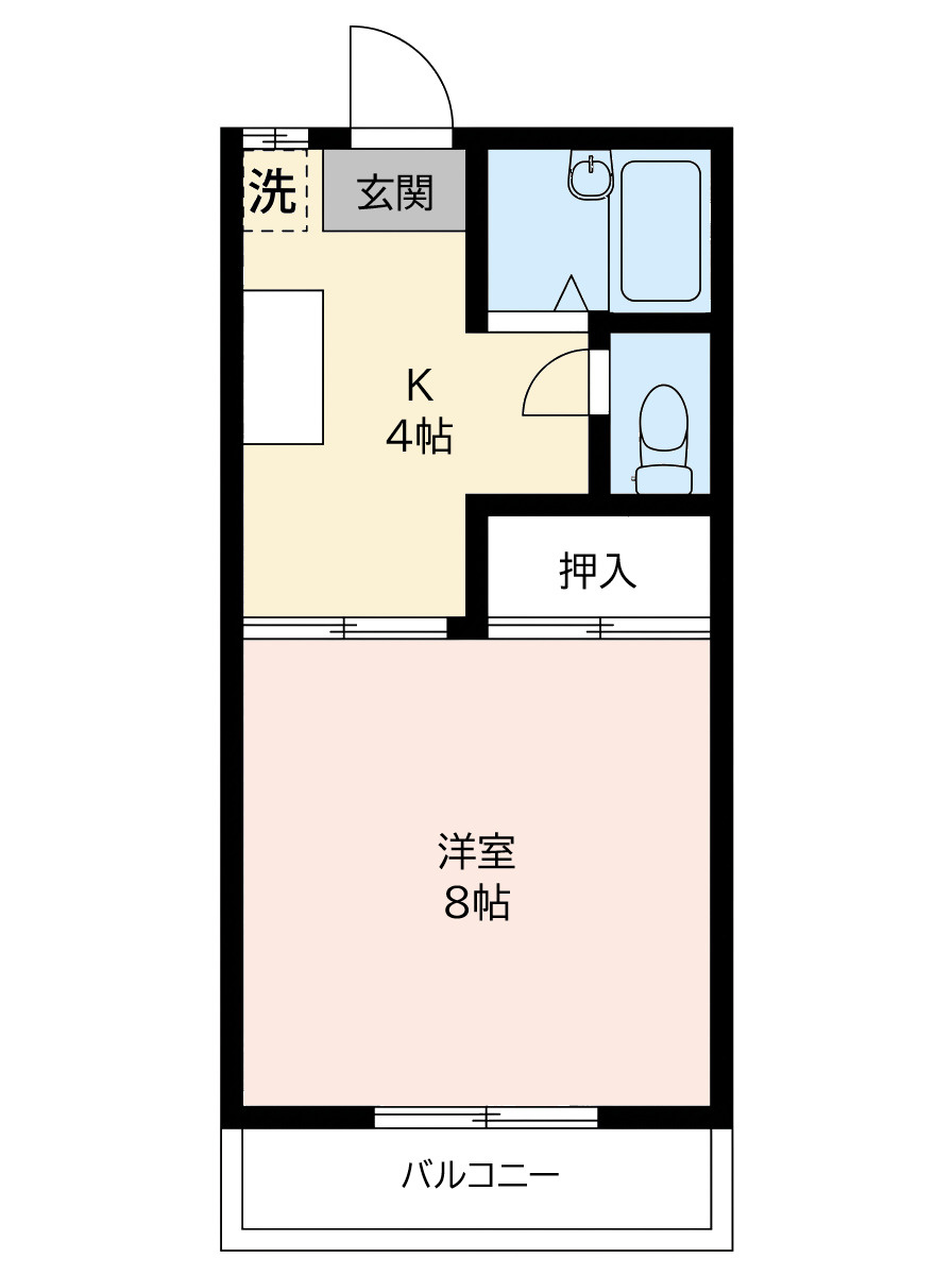 コーポ　エンブレム　　刈谷市の賃貸はクラスホーム刈谷店の間取り
