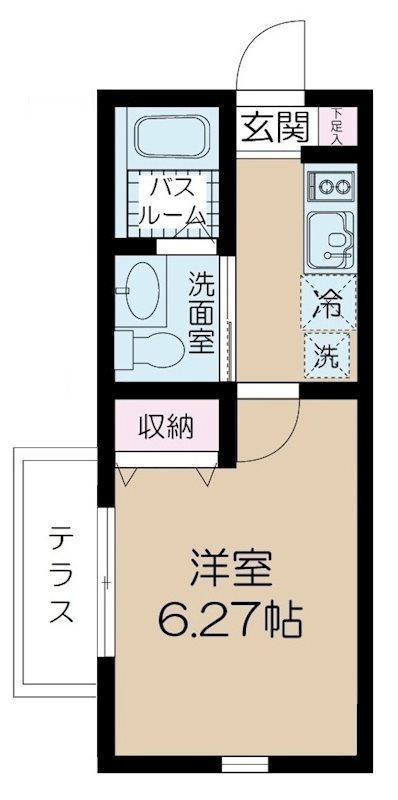 NSGATE五反野two の間取り