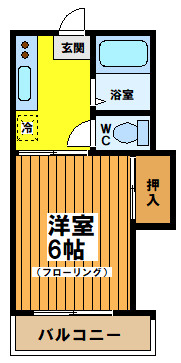 サンエム本町ハイムＣ棟の間取り