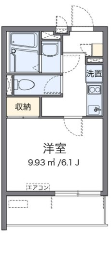 クレイノパーシモンの間取り