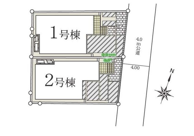 【区画図】 | さいたま市北区本郷町全２棟