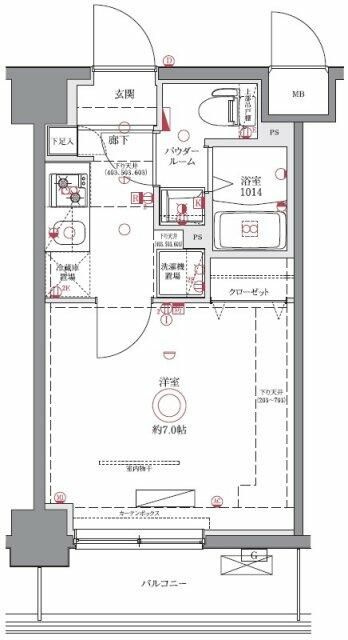 ＧＥＮＯＶＩＡ西川口Ⅱの間取り