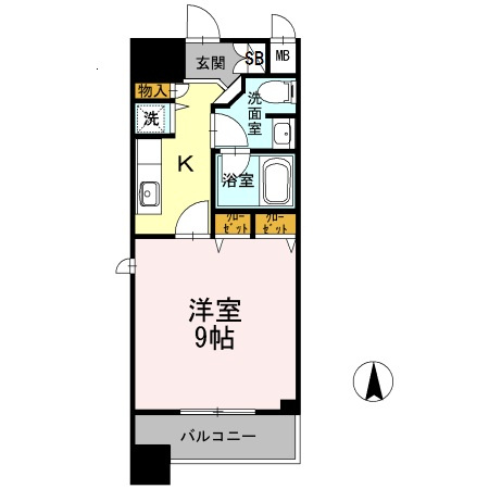 【間取り】 | カスタリア堺筋本町