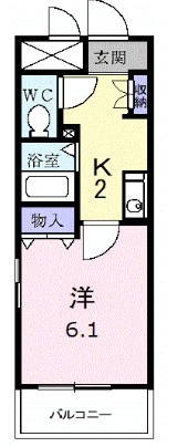 エレガンラルジュの間取り