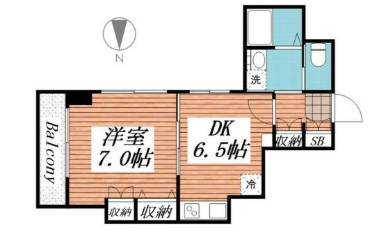 橘ビルの間取り