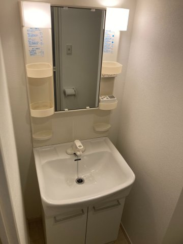 福岡市博多区綱場町の賃貸マンションの独立洗面台