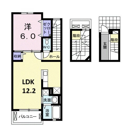 イル　レジーナ　Ⅱの間取り