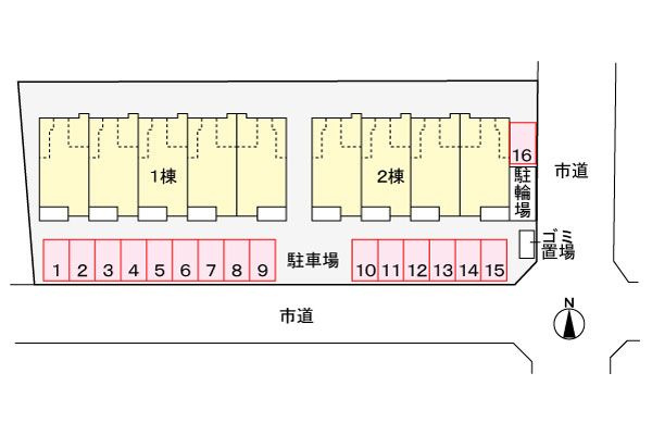 イル　レジーナ　Ⅱの区画図