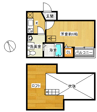 セントラルコート室見の間取り