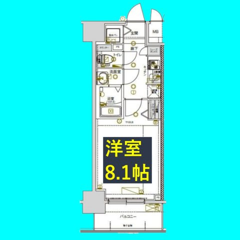 CREST TAPP新栄の間取り