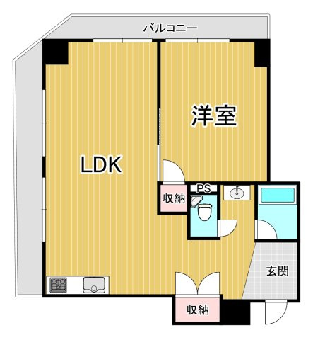 大阪市西区北堀江２丁目の店舗事務所