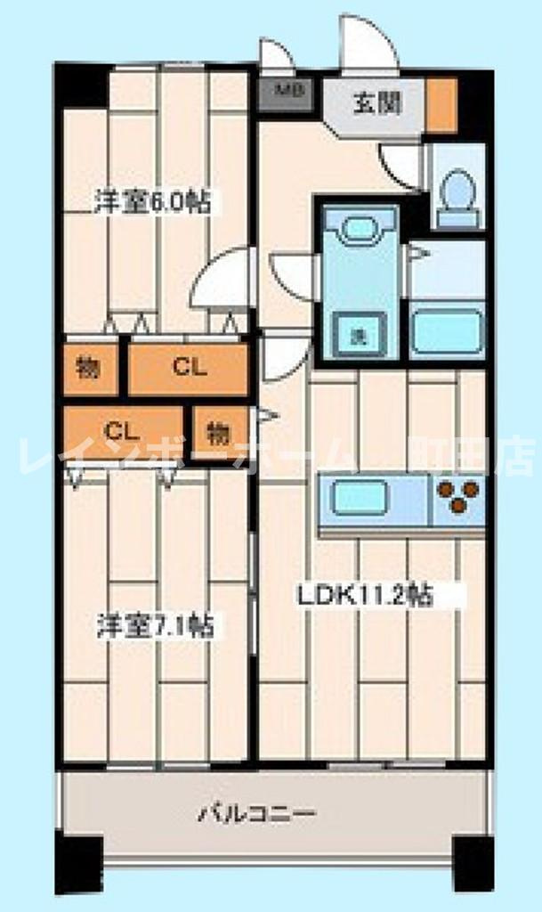 SHELL MIYAKO 1※初期費用分割あと払いサービス利用可能物件の間取り