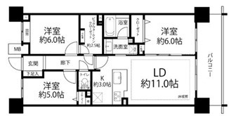 クレストタワー品川シーサイドの間取り