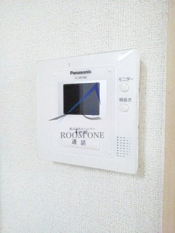 ペニーレインＢのセキュリティ|モニター付きインターホンです。