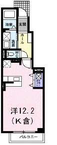 ペニーレインＢの間取り|間取りです。