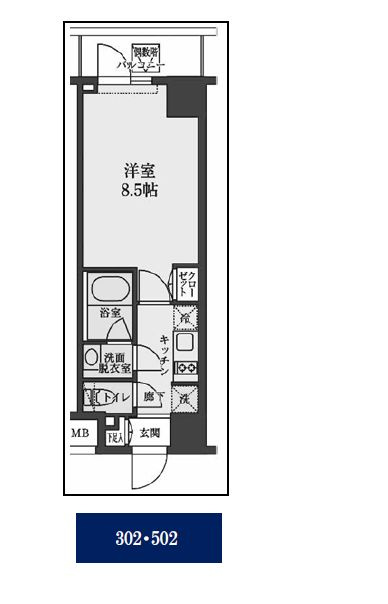 Ｓ－ＲＥＳＩＤＥＮＣＥ清澄白河の間取り