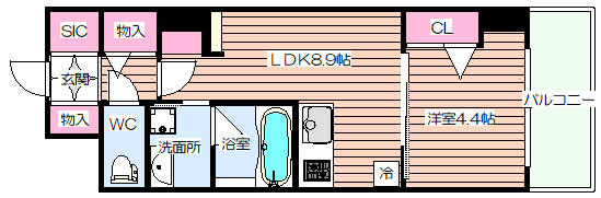 【間取り】 | グランセジュール江坂