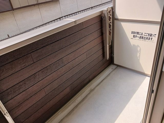 シャルール伏屋のバルコニー