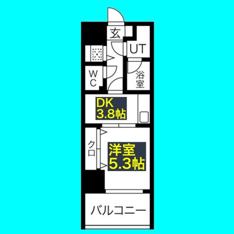 さくらHills NISHIKI Platinum Residenceの間取り