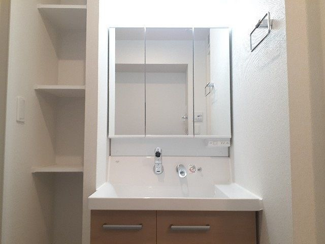 プレジールＳ岩塚の洗面所