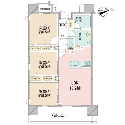 【間取り】 | クリオ南砂町
