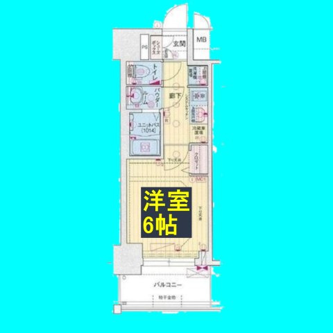 プレサンス名古屋ルーカスの間取り